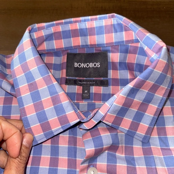 Bonobos Men’s Button Down Medium Tailored Slim Fit - Picture 2 of 5